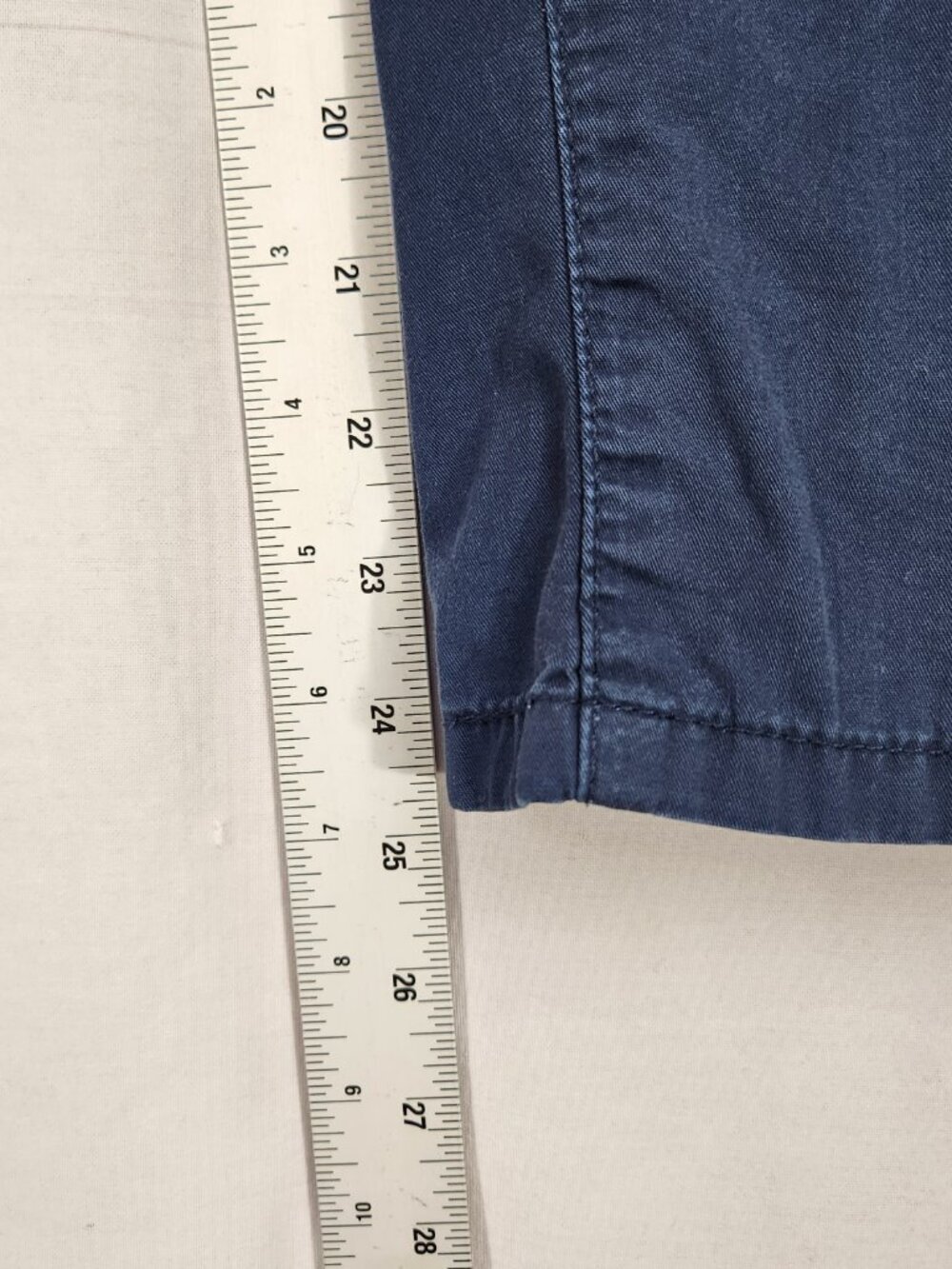 Tommy Hilfiger Cargo Crop Capri Pants Women's 14 Blue Y2K Retro Mid Rise Cotton - Picture 5 of 7